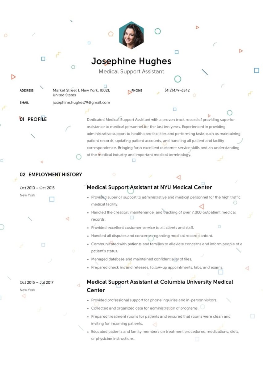 Vancouver resume template
